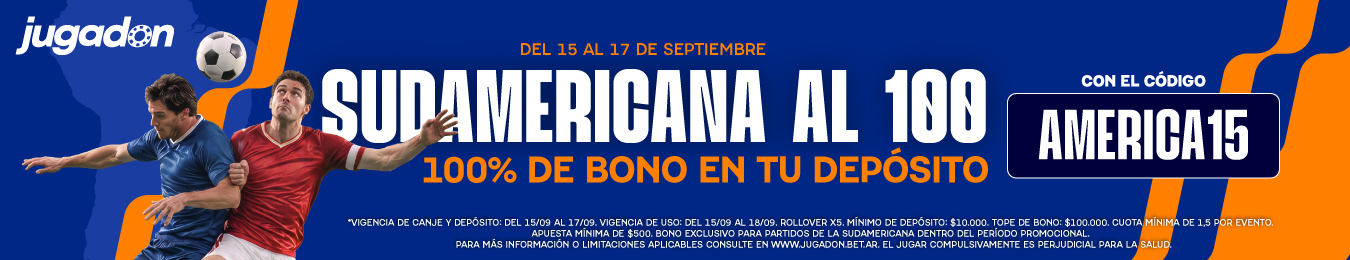 SUDAMERICANA AL 100 HOME HOME
